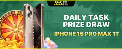 iPhone 16 Pro Max Daily Prize Draw promotion banner